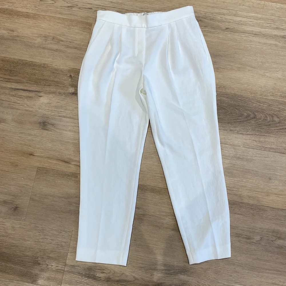 Babaton Cohen Cropped White Pants - Picture 3 of 13
